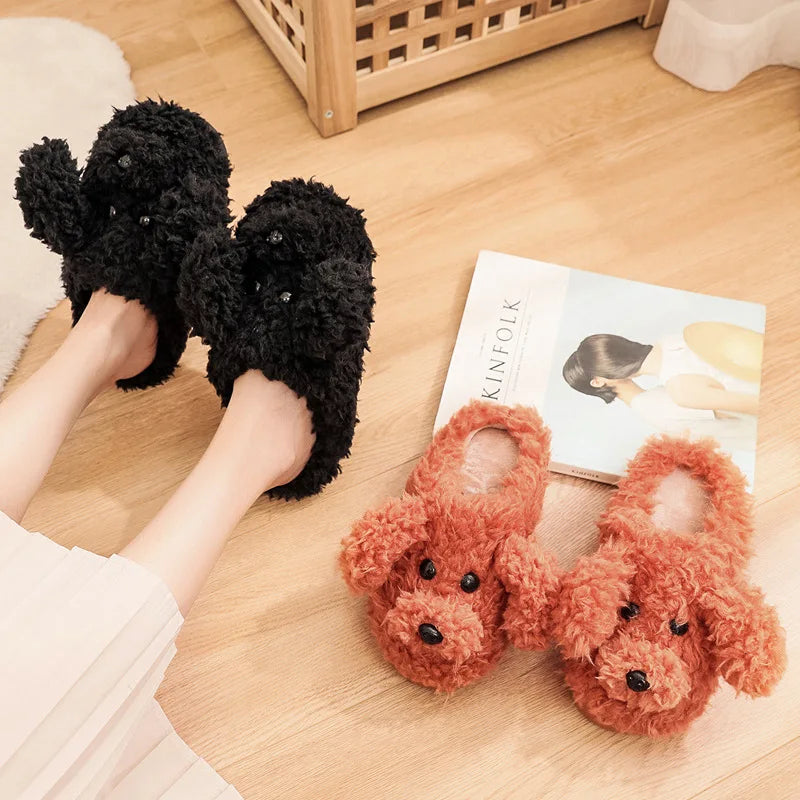 πΆ PupPaws Plush Slippers β Quirkytoes πΎ