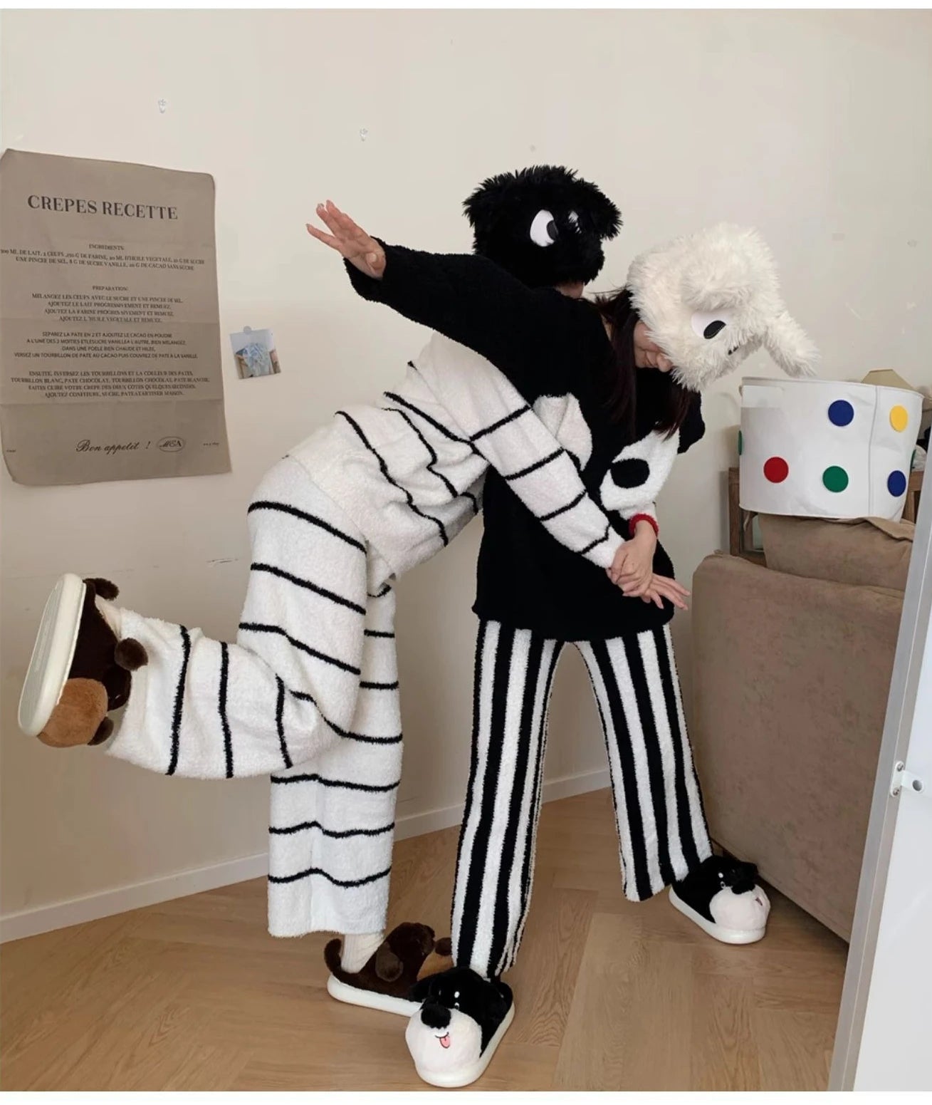 πΆπ Cartoon Dog Fluffy Slippers β Quirkytoes Edition πΎ