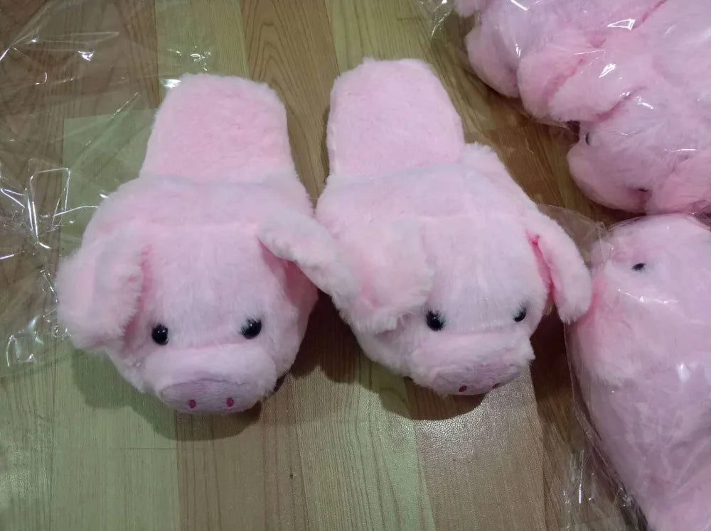 🐷 PiggyPlush Slippers – Quirkytoes 💖