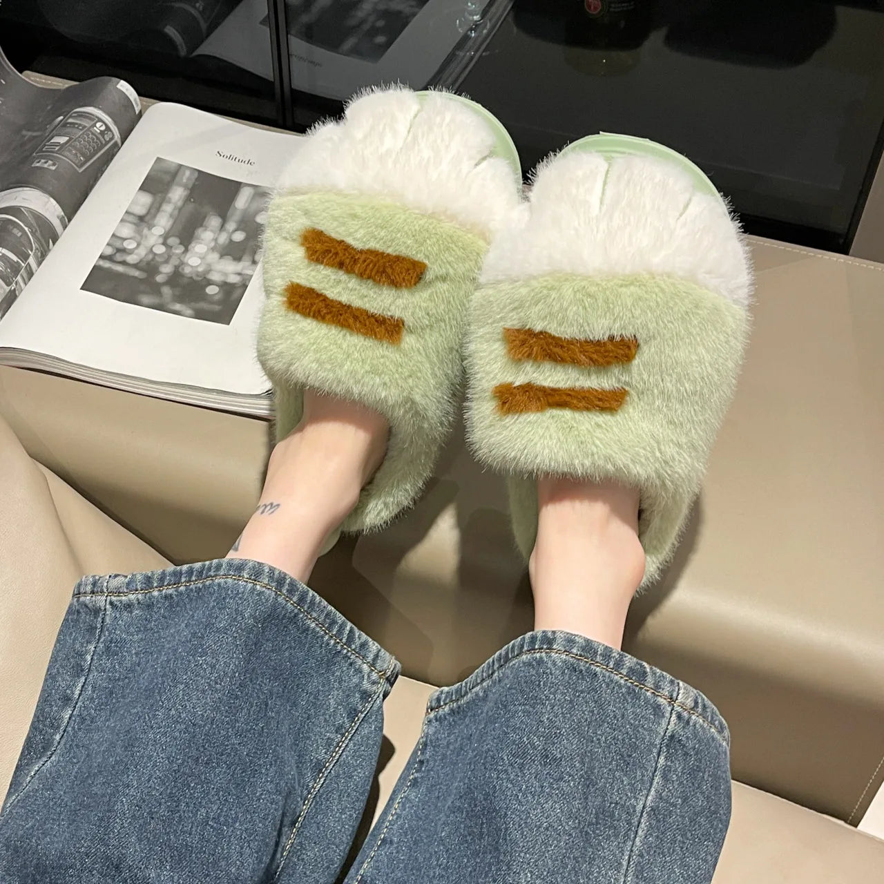 🐯 PurrClaws Plush Slippers – Quirkytoes 🐾
