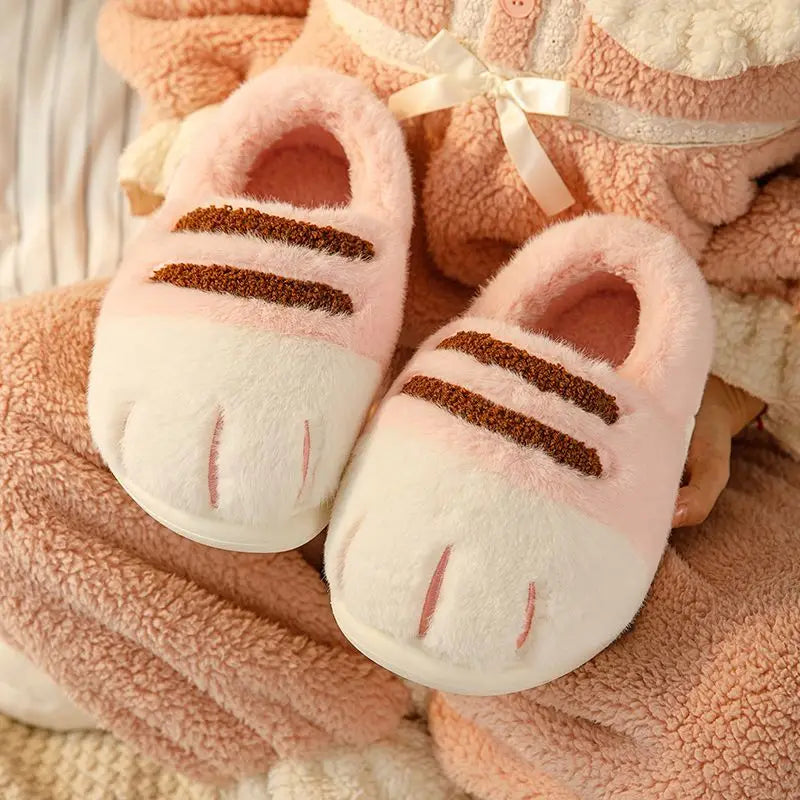 🐯 PurrClaws Plush Slippers – Quirkytoes 🐾