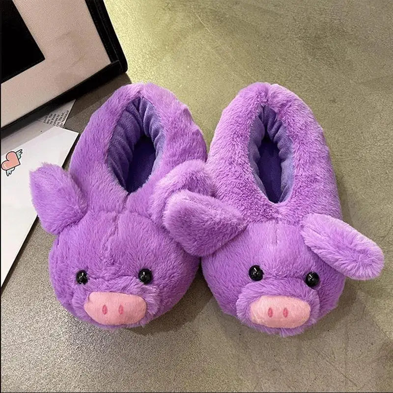 🐷 PiggyPlush Slippers – Quirkytoes 💖