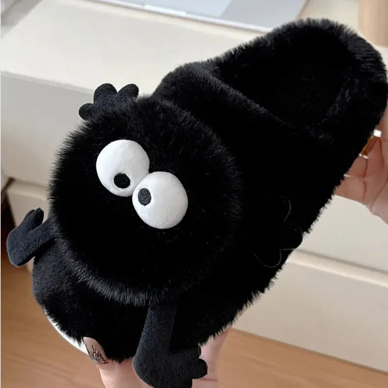 🎀 Funny Plush Slippers – Quirkytoes Edition 🐰