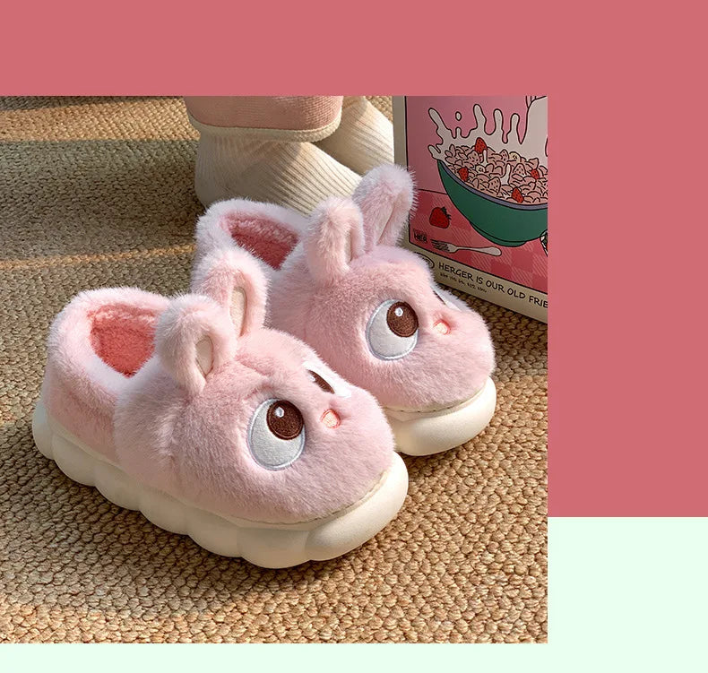 🧸 Fluffies Cotton Slippers – Quirkytoes 💛