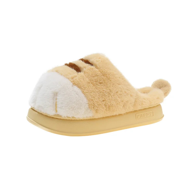 🐯 PurrClaws Plush Slippers – Quirkytoes 🐾