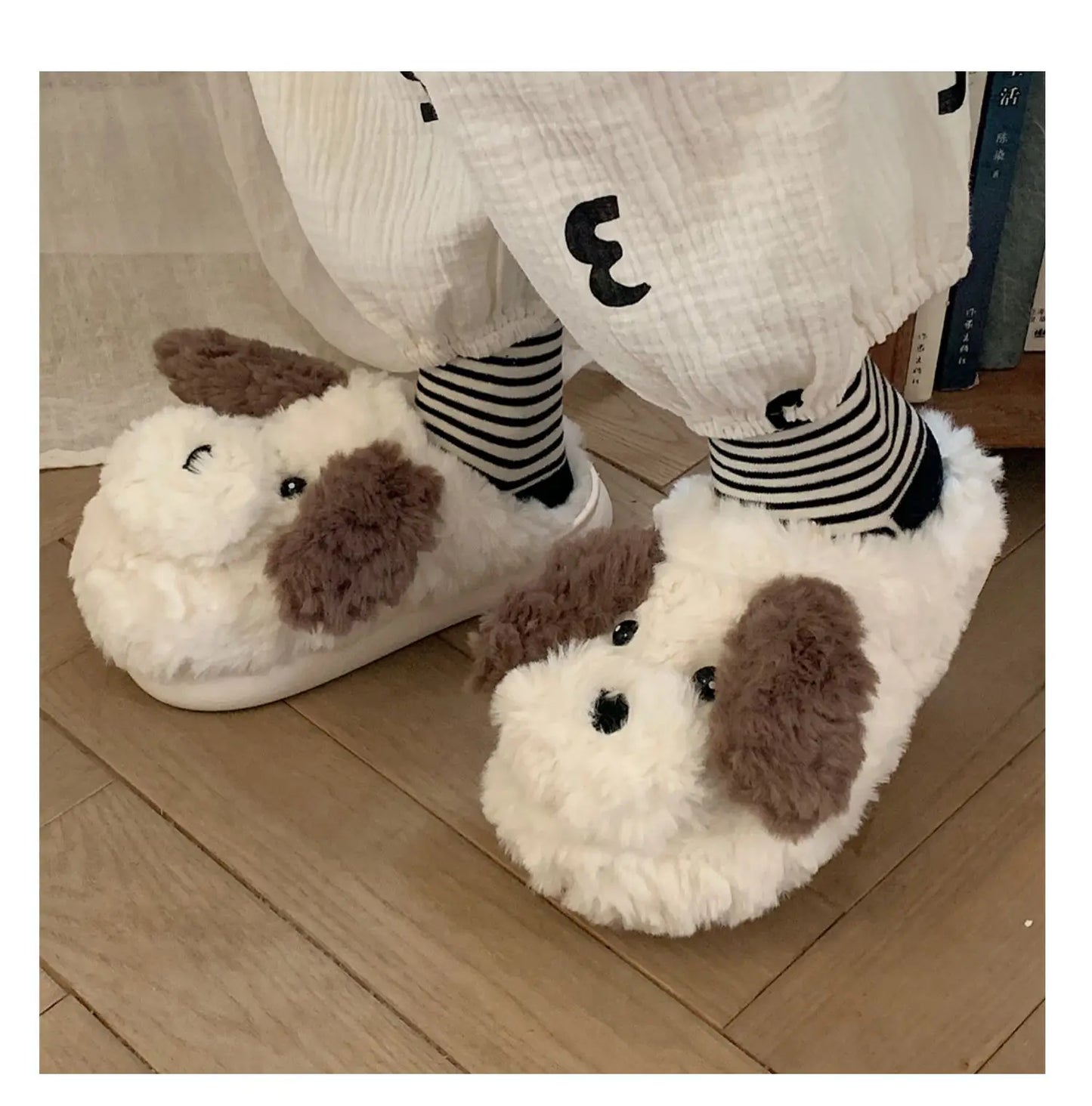 Here’s the Quirkytoes-style product page for your Dog Couples Slippers 🐶💖