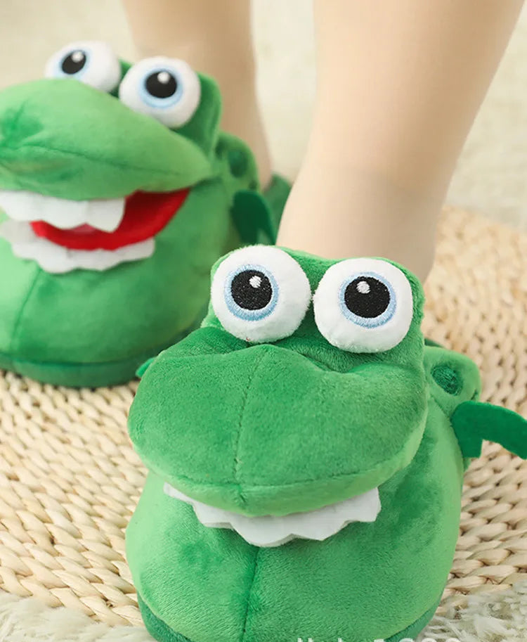 🐊 CrocoChomp Slippers – Quirkytoes 🦷