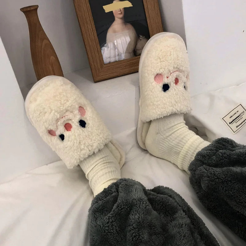🐶 PupPaws Plush Slippers – Quirkytoes 🐾