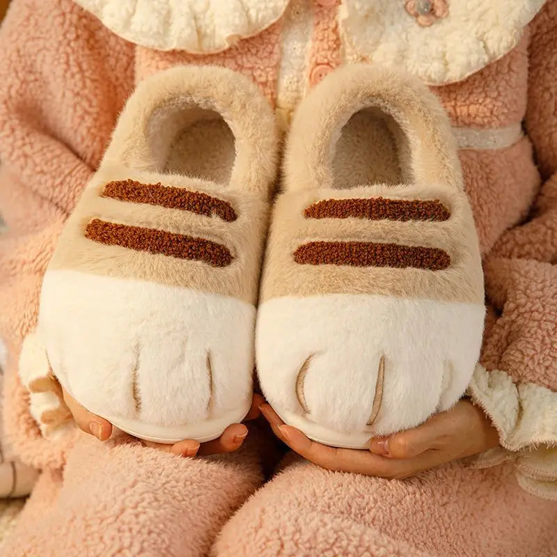 🐯 PurrClaws Plush Slippers – Quirkytoes 🐾