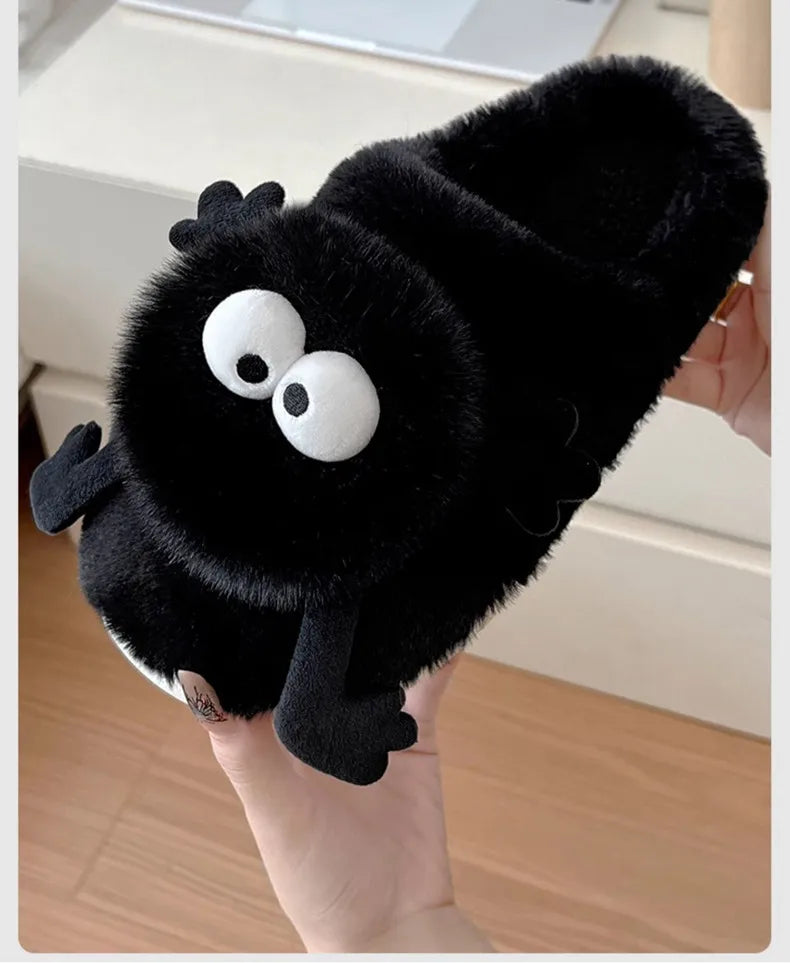 🎀 Funny Plush Slippers – Quirkytoes Edition 🐰