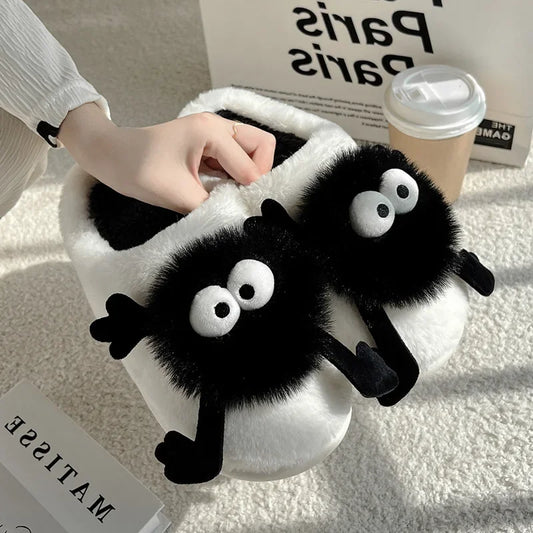 🎀 Funny Plush Slippers – Quirkytoes Edition 🐰