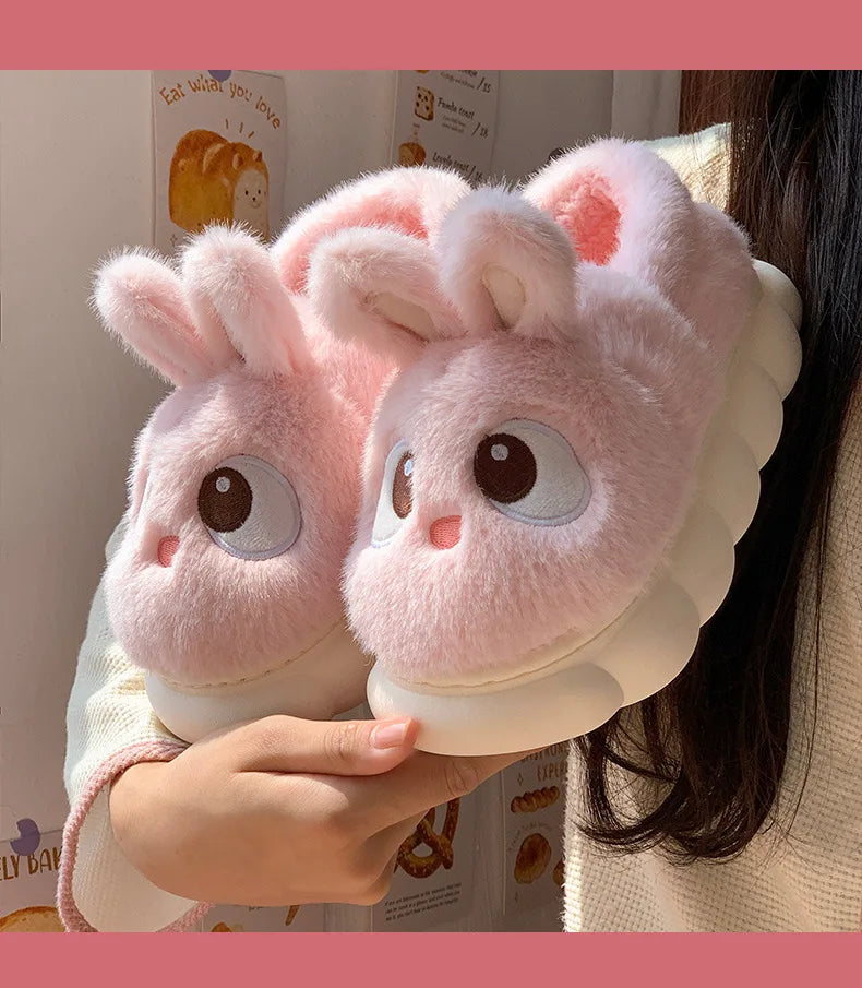 🧸 Fluffies Cotton Slippers – Quirkytoes 💛