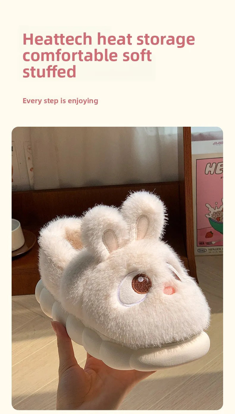 🧸 Fluffies Cotton Slippers – Quirkytoes 💛