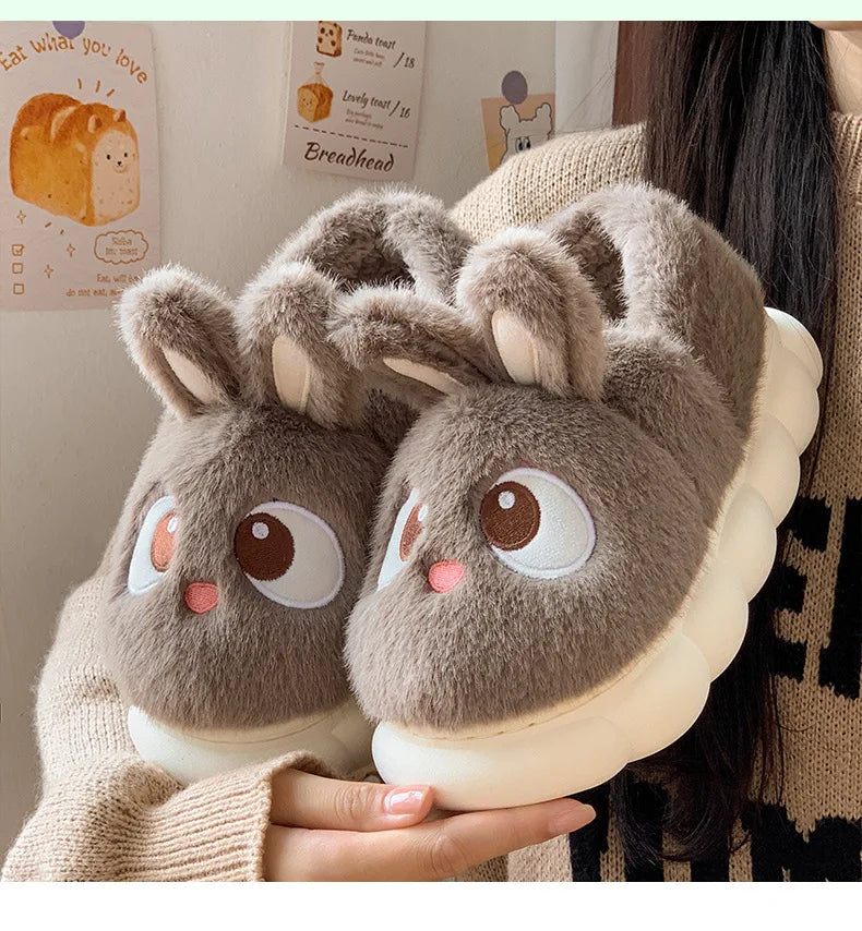 🧸 Fluffies Cotton Slippers – Quirkytoes 💛