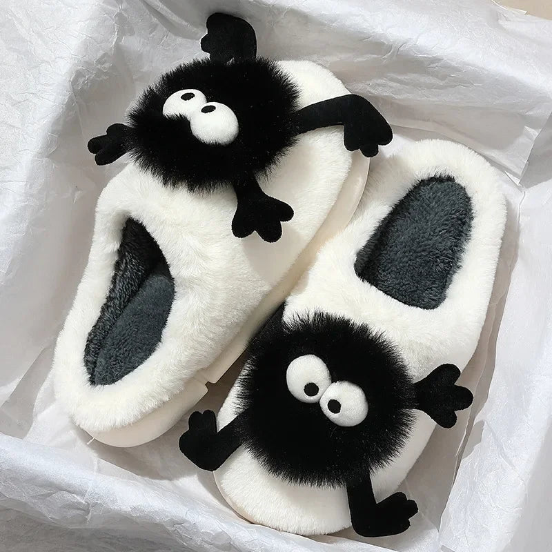 🎀 Funny Plush Slippers – Quirkytoes Edition 🐰