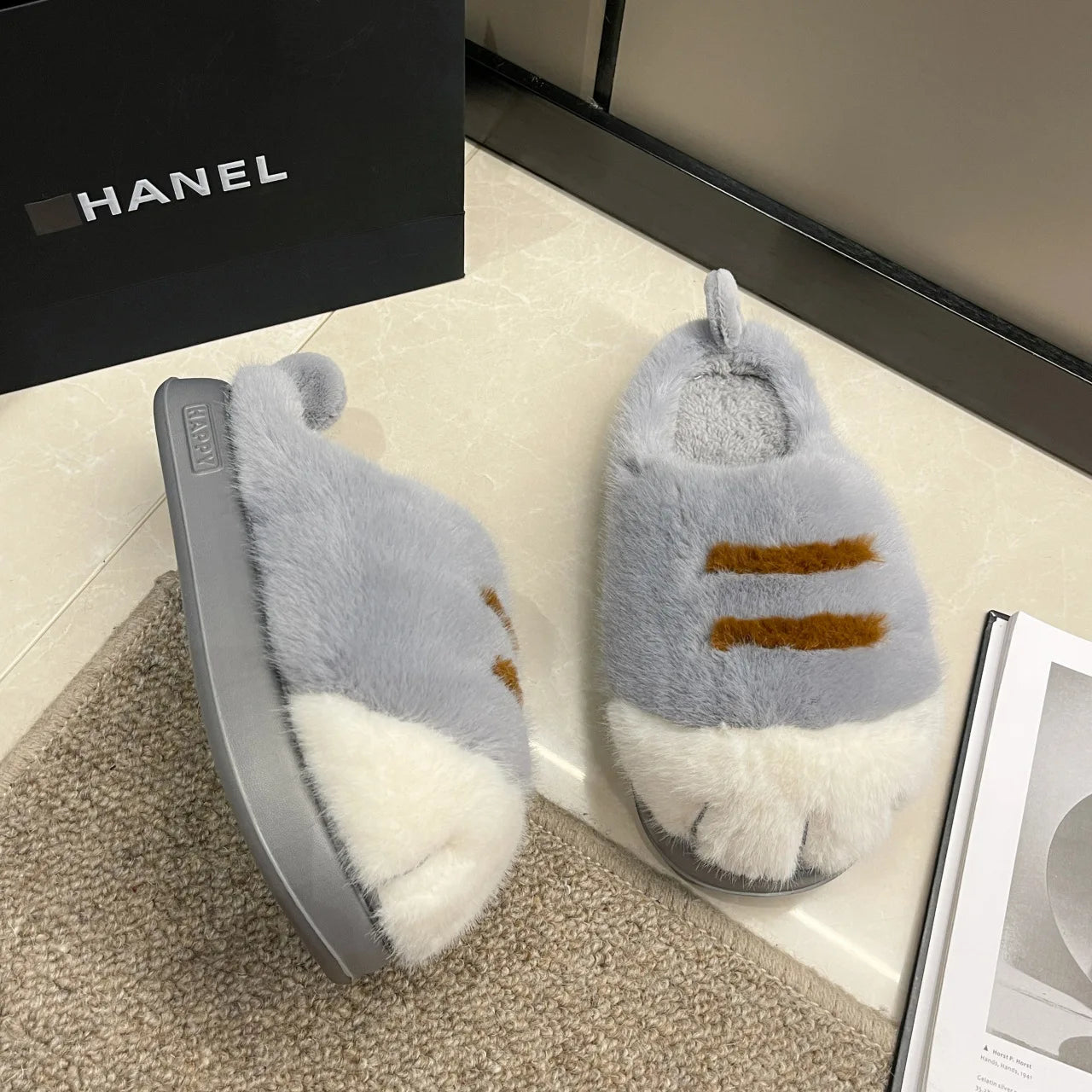 🐯 PurrClaws Plush Slippers – Quirkytoes 🐾