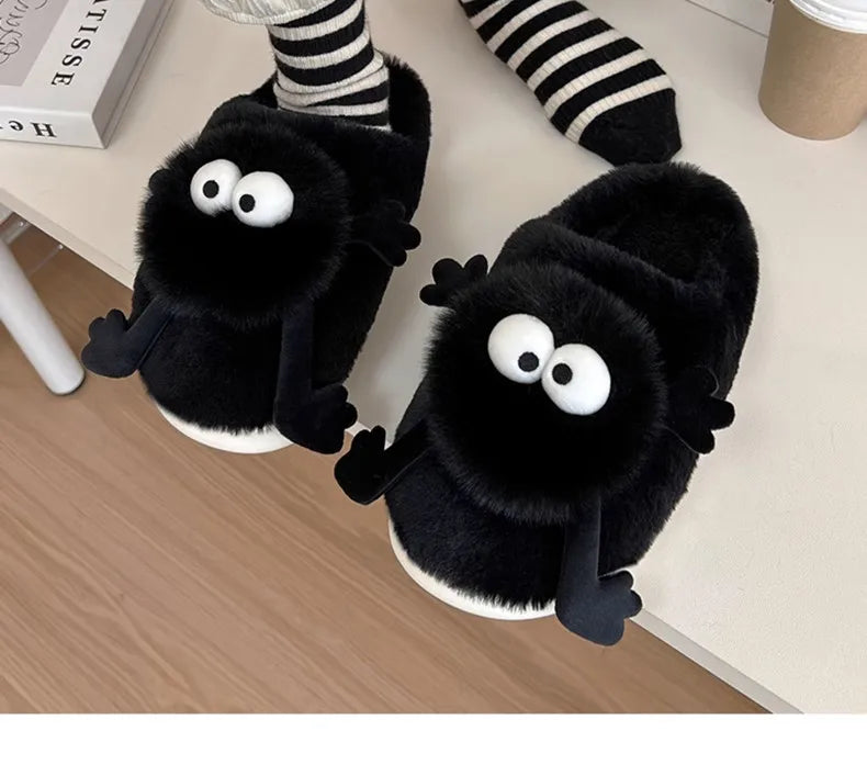 🎀 Funny Plush Slippers – Quirkytoes Edition 🐰