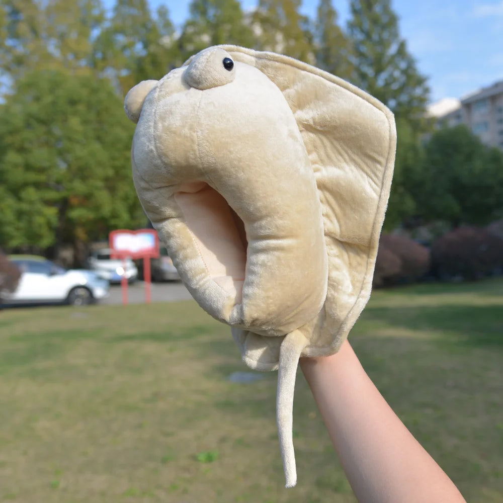 Quirkytoes Manta rays Plush Slippers 🐾