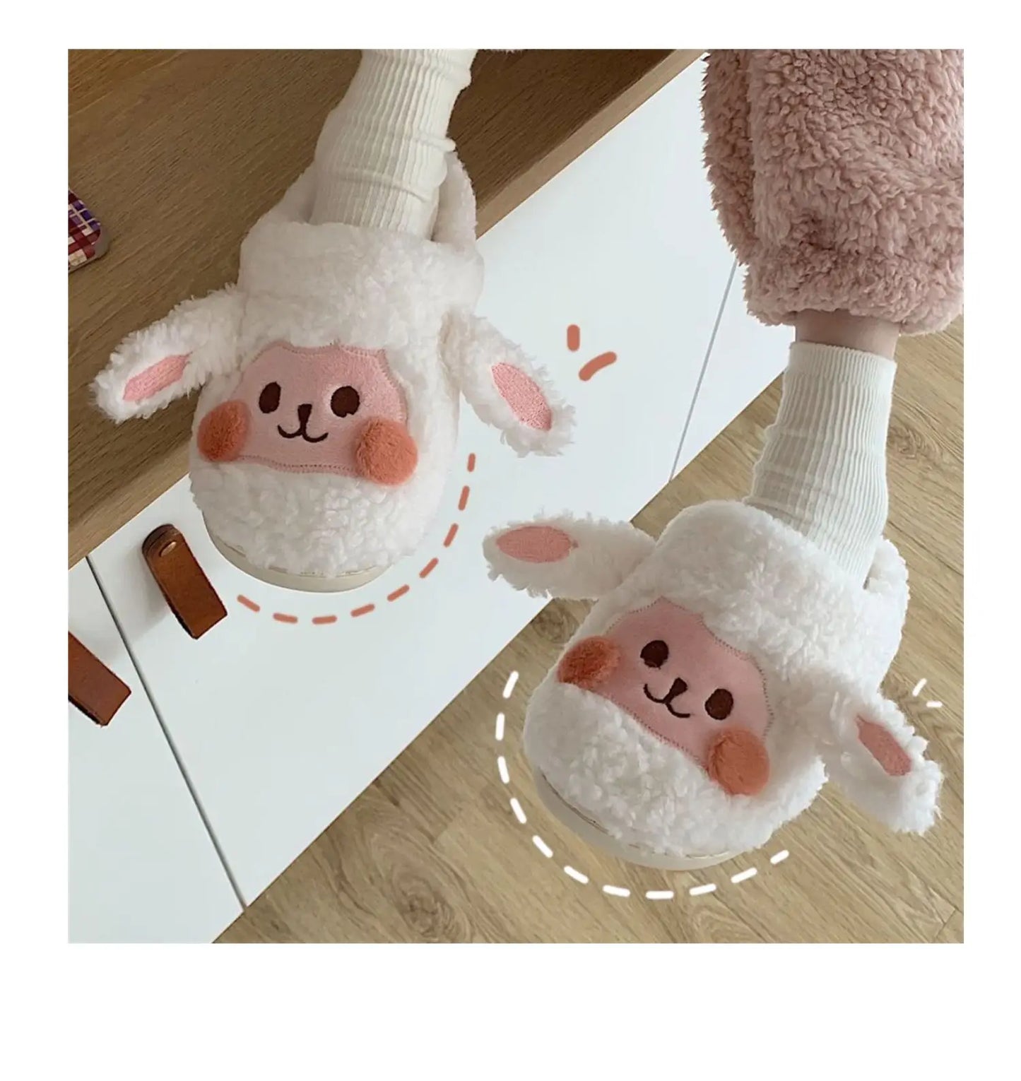 🐶 PupPaws Plush Slippers – Quirkytoes 🐾